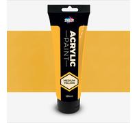 Zieler : Premium Acrylic Paint : 120ml : Medium Yellow
