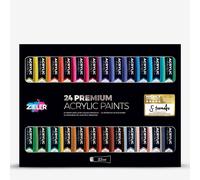 Zieler : Premium Acrylic Paint : 22ml : Set of 24