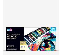 Zieler : Premium Acrylic Paint : 38ml : Set of 10