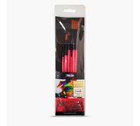 Zieler : Premium Artists' Brushes : Acrylic & Oil : Set of 5