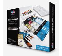 Zieler : Premium Watercolour Paint : Half Pan : Starter Set