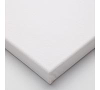 Zieler : Stretched White Canvas : Thin Edge : 280gsm : 12x16in (Apx. 30x40cm)