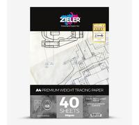Zieler : Tracing Pad : Medium Weight : 90gsm : 40 Sheets : A4