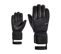 Ziener Garcel Men's Ski Gloves/Winter Sports | Primaloft Soft-Shell, Black, 10.5