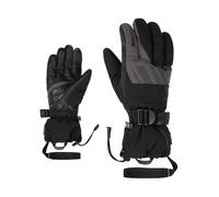 Ziener GHALION Men's Winter Sports Ski Gloves - Waterproof - Long Cuffs - Black - Magnet - 9