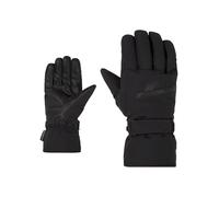 Ziener Gordanus Men's Ski Gloves, Waterproof, PFC-Free, Black/Graphite, 11