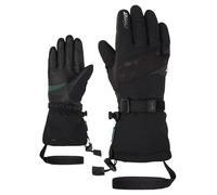 Ziener KALICE Women's Winter Sports Waterproof Long Sleeve Ski Gloves - Black, 7.5