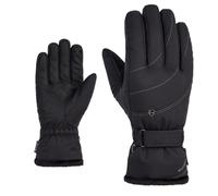 Ziener Women's KAHLI Ski Gloves/Winter Sports | Primaloft Plush Lining, Black, 7