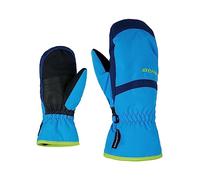 Ziener Lejanos AS Children's Ski Gloves/Winter Sports, Waterproof, Breathable, Persian Blue, 6.5 (L)