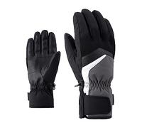 Ziener Men's GABINO Ski Gloves/Winter Sports, Warm, Breathable, Grey (Magnet), 9.5