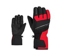 Ziener Men's Gezim Ski Gloves/Winter Sports | Waterproof, Breathable, Red, 8.5