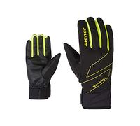 Ziener Men's Ilion Leisure/Functional/Outdoor Gloves | Soft-Shell, Windproof, Waterproof, Poison Yellow, 6.5