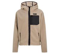 Ziener Men's Juha-Z High-Loft Fleece Jacket, Midlayer, Hood, Sandstone, 58