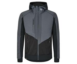 Ziener Men's Nalik Primaloft Softshell/Hybrid Ski Jacket Breathable Windproof, Black.Ombre, 48 (EU)