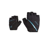 Ziener Women's Carda Cycling/Mountain Biking/Cycling Gloves | Short Finger - Breathable, Cushioning, Aquamarine, 6.5