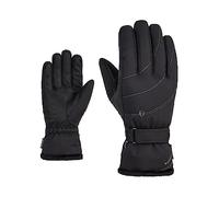 Ziener Women's KAHLI Ski Gloves/Winter Sports | Primaloft Plush Lining, Black, 8