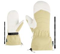 Ziener - Women's Kilati Aquashield AW Mitten Glove - Gloves size 6, sand/white