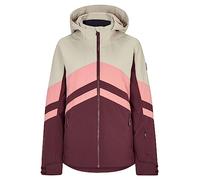Ziener Women's Telia Ski Jacket/Winter Jacket | Warm, Breathable, Waterproof, Velvet Red, Silver Beige Dob, 40