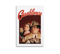 ZIEYDBEYDF Casablanca Movie Poster Poster Decorative Painting Canvas Wall Posters And Art Picture Print Modern Family Bedroom Decor Posters 16x24inch(40x60cm)