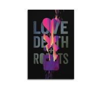 ZIEYDBEYDF Love, Death & Robots Anime TV Show Poster Poster Decorative Painting Canvas Wall Posters And Art Picture Print Modern Family Bedroom Decor Posters 12x18inch(30x45cm)
