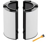 Ziezii 360°Glass HEPA Activated Carbon Filter Compatible with Dyson HP1 HP04 HP06 HP07 HP09 HP10 HP4A HP7A TP09 TP07 TP06 TP04 TP10 TP7A PH01 PH02 PH03 PH04 Air Purifier,Replace Part 965432-01
