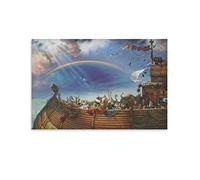 ZIF The Noah's Ark Series Poster Poster Decorative Painting Canvas Wall Posters And Art Picture Print Modern Family Bedroom Decor Posters 08x12inch(20x30cm)