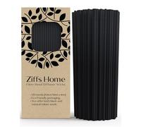 Ziffs Home® 120 Black Fibre Reed Diffuser Sticks - 25.4cm/10 Inch x 4mm - Thick Diffuser Reeds