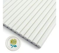 Zifospy 26-Piece 7mm Mini Wax Seal Sticks for Glue Guns - Elegant Sealing for Wedding Invitations, Greeting Cards, Wine Bottles & DIY Crafts (White)