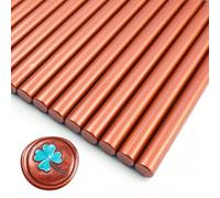 Zifospy 26-Piece 7mm Mini Wax Seal Sticks for Glue Guns - Elegant Sealing for Wedding Invitations, Greeting Cards, Wine Bottles & DIY Crafts (Burgundy)