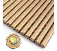 Zifospy 26-Piece 7mm Mini Wax Seal Sticks for Glue Guns - Elegant Sealing for Wedding Invitations, Greeting Cards, Wine Bottles & DIY Crafts (Brown)