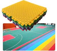ZIFTtyA Outdoor Basketball Court Tiles, Weather-resistant, Modular Interlocking Mats For Grass-cement Floors(Grey)
