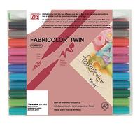 ZIG Fabricolor Twin Tip Pen Sets - 24 Colour Set