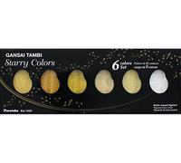 Zig Kuretake Gansai Tambi 6 Colour Set Starry Colours, Acrylic, Multicoloured