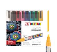 ZIG Posterman Waterproof Chalk Markers Sets - Broad 8 Colours