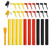 Zig Rig, Carp Fishing Tackle and Adjustable Zig Rig Kit, Complete Set with 10 Foam Sticks and 12 Protective Sleeves, Ideal for Various Fishing Conditions
