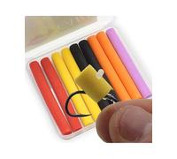 Zig Rig Foam Sticks for Carp Fishing - 9 Pack Buoyant 8mm x 70mm Pop Up Foam in Assorted Colours - Hook Bait for Zig Rigs & Surface Fishing