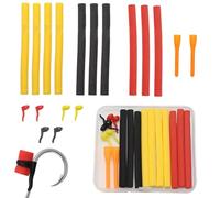 Zig Rigs for Carp Fishing, 18-Pcs Korda Zig Rig Kit with EVA Foam, Essential Carp Fishing Rig Tools for Professional and Beginner Anglers, Ideal for Changing Lines and Clearing Debris