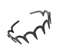 Zig Zaag Headband - Flexible Tooth Headband | No-Slip Wavy Hair Comb Headband | Comfortable Sharks Tooth Hair Comb | Hard Headband for Styling, Sports, and Everyday Wear
