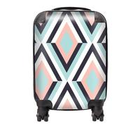 Warren Reed - Designer Zig Zag Abstract Pattern Suitcase Large, Multi