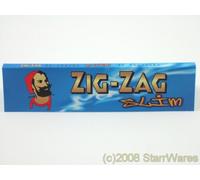 Zig Zag Blue Slim King Size Cigarette Rolling Papers - 10 Packets