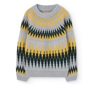 Zig Zag Bull Pullover Recycled Fibers Light blue 3 years