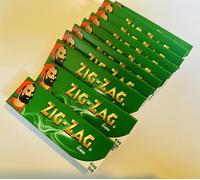 Zig Zag Green King Size Cigarette Rolling Papers - 10 Packets
