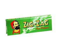 Zig Zag Green Standard Size Cut Corner Rolling Papers - 50 Booklets by Trendz