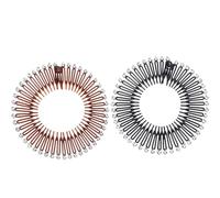 Zig Zag Headband 12pcs Rhinestone Plastic Full Circle Stretch Diamond Flexible Comb Teeth Headband Hair Band Clip Fixed Accessories(12PCS-3)
