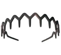 Zig Zag Headbands for Women Non Slip - Fashion Accessories for Slicked Back Styles - Comfortable Comb Headband with Teeth | Ideal Gifts for Women - Tortoise & Black Headband (Coffee)