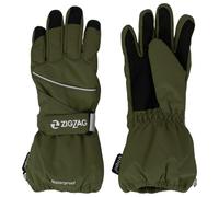 ZIG ZAG - Kid's Kempston Glove with Dropliner - Gloves size 140/146 - 10 Years, olive