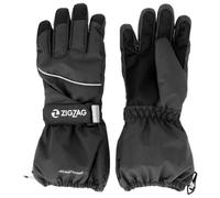 ZigZag Kids Kempston Waterproof Gloves Size: 8-10, Colour: Black