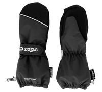 ZIG ZAG - Kid's Shildon Waterproof Mittens - Gloves size 104/116, black