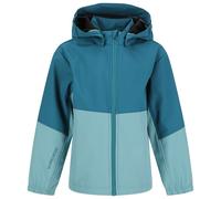 ZIG ZAG - Kid's Troy - Softshell jacket size 128 - 8 years, turquoise