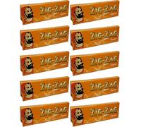 Zig-Zag Liquorice Rolling Papers - 10 Pack | Premium Quality Cigarette Rolling Papers with Rich Liquorice Flavor | Smooth, Slow Burn for an Enhanced Smoking Experience